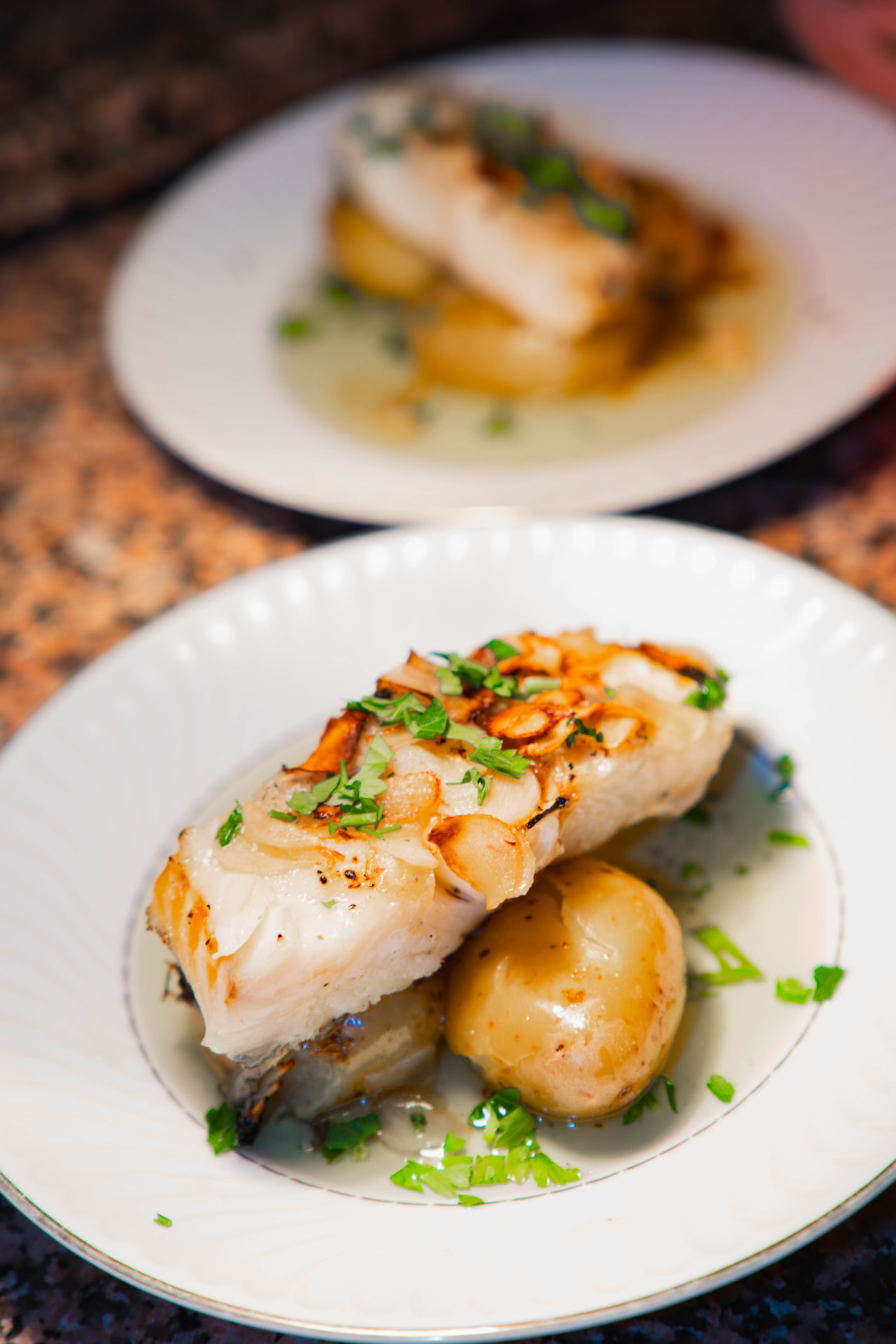 Bacalhau à Lagareiro com batata a murro